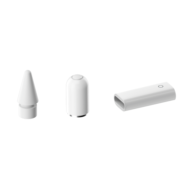 Replacement Tips for Apples Pencil 2nd Generation/ 1st Generation Tips Made of White Silicone Material
