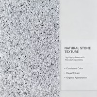 Dalles de pavage en granit naturel chinois sablé, coupées sur mesure, directement de l'usine, panneaux de revêtement mural extérieur modernes et durables, garantie 1 an
