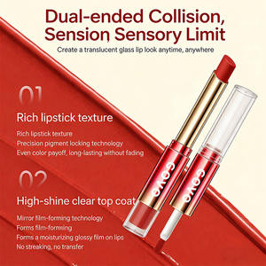 Rouge à lèvres longue tenue éclaircissant OEM <span class=keywords><strong>GOVO</strong></span>, haute pigmentation, aspect naturel, hydratant et lisse pour femmes, usage quotidien - Product Image 2