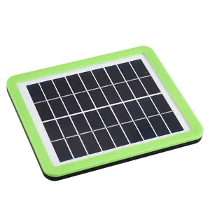 Guangdong lieferant großhandel tragbare 18 zellen kleine größe 5w solar panel für handy lade