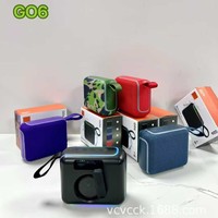 Altavoz Bluetooth Inalámbrico Portátil RGB LED de 5W, Mini Woofer con Batería para Deportes al Aire Libre, Ciclismo y Computadora