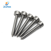 JeaSnn tête croix encastrée Machine boulon hexagonal autotaraudeuse à six pans creux moleté pouce Micro vis plates