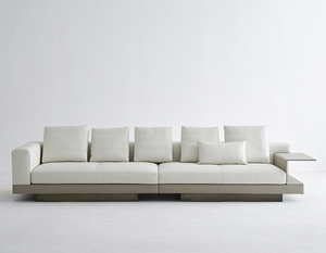 Mufang 2025 Chất Lượng Cao Da Sofa Ánh Sáng Sang Trọng Mới Thiết Kế Lớp Đầu Tiên Da Bò Cho Phòng Khách Bán Buôn Các Nhà Sản Xuất - Product Image 5