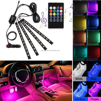RVB étanche 5V 12V voiture atmosphère intérieure lumières ambiantes Auto voiture accessoires IP67 musique APP contrôle intelligent Led bande lumières