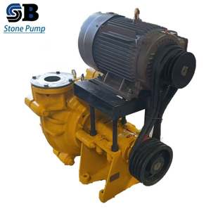 Bomba de Lodos Industrial de Alta Resistencia de 4/3 Pulgadas con Impulsor Abierto y Motor Horizontal de 2kW para Uso en Minas, Personalizable OEM - Product Image 3