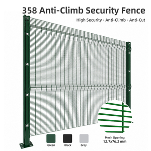 Clôture <span class=keywords><strong>de</strong></span> haute sécurité 3 mètres 358 extra haute anti-escalade en treillis soudé pour périmètres à <span class=keywords><strong>haut</strong></span> risque - Product Image 4