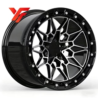 Jantes Beadlock forgées sur mesure en alliage d'aluminium 6061T6 Yugole 20X10.5J, jantes forgées 5X112 pour Audi Rs6 C7 2015, BMW M3 M4 Drag Pack