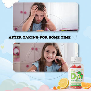 OEM Wholesale Dietary Supplement Vitamin D3 Gummies Bone Development Nutritional Support Multivitamin Gummy Candy - Product Image 6
