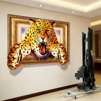 Impresora de Pared Industrial 5D, Máquina de Impresión UV para Paredes, Máquina Portátil para Pintar Paredes y Hacer Grafitis, Impresión en Vidrio, Tableros y Metal