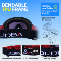 Lunettes de ski sensibles à la lumière, technologie de lentilles adaptatives, lunettes de snowboard à atténuation automatique