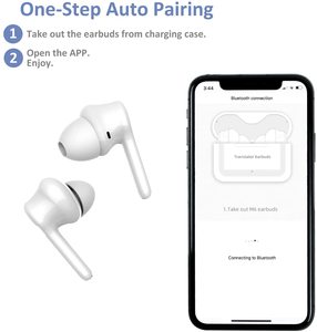 Intelligenter Übersetzer In-Ear Kabellose Kopfhörer, Kompakte Ohrhörer mit 71 Sprachen & 56 Akzenten Online Sofortübersetzung - Product Image 5