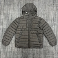 Veste d'hiver à capuche en duvet pour homme, coupe slim, chaude et moelleuse, style vintage, de la marque CP Luxury Casual Fashion Company