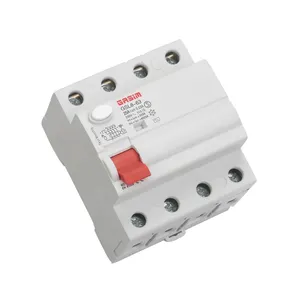 Disyuntor de corriente residual 4P 63a RCD 30ma 100ma 300ma RCCB, venta al por menor, GSL8-63