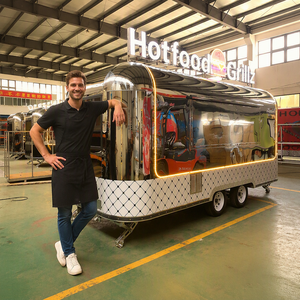 Mobiler Saft- und Bierstand Mobiler Cocktailstand Food Truck zum Verkauf Restaurant Vintage Mobiler Imbisswagen - Product Image 6