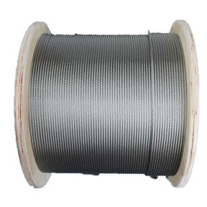 Большой ассортимент стальных тросов, производство Китай, 6x19+<span class=keywords><strong>FC</strong></span>, 7x19 IWRC, 10 мм, 12 мм, оцинкованный стальной канат. - Product Image 3