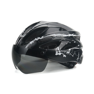נגד התנגשות PC רכיבה קסדה משולבת goggle רכיבה על אופניים קסדה mtb אופניים בטיחות יוניסקס קסדה - Product Image 2