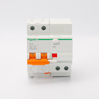 Interruptor Diferencial Integrado Easy9 EA9R 2P RCBO EA9RN2Cxx30CA 6kA 30mA Tipo A, Interruptor de Seguridad Doméstico para Riel DIN