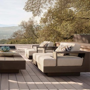 Ngoài trời Vườn sofa đặt khung nhôm sofa và Bàn cà phê không thấm nước đồ nội thất sân thượng sofa bộ đồ nội thất - Product Image 1