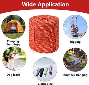 Cuerda de Arborista de 1/2 Pulgada, 250 Pies, Cuerda Estática de Alta Resistencia para Trabajos de Arboricultura, Tala, Elevación, Cuerda Utilitaria de Poliéster de Alta Resistencia - Product Image 5
