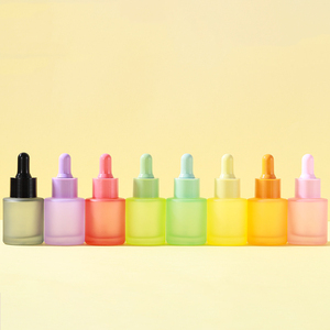 Frosted gốc lỏng nhỏ giọt chai xách tay phun đầy màu sắc vai phẳng huyết thanh chai rỗng 20ml Tinh dầu chai - Product Image 1