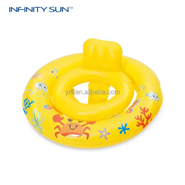 Infinity Sun Inflatable Baby Float Swimming Circle Air Mattress Rubber Swim Pool Toys Portable accessories
