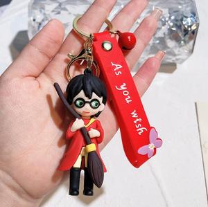 พวงกุญแจยาง PVC นุ่ม แฮร์รี่ พอตเตอร์ เฮอร์ไมโอนี่ เกรนเจอร์ อัลบัส ดัมเบิลดอร์ ลอร์ดโวลเดอมอร์ ด็อบบี้ รอน วีสลีย์ ขายส่ง - Product Image 3