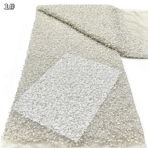 Tissu en dentelle africaine GUIPURE écologique 8913, délicat, avec broderie de strass, doux et respirant, pour vêtements/robes pour femmes - Product Image 1