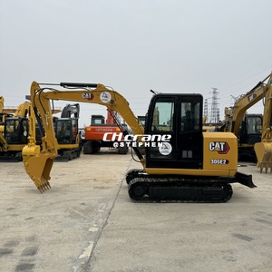 Miniexcavadora Usada Cat 306E2 Original de Japón con Certificación CE para Construcción Urbana Caterpillar 303.5 304 305.5 <span class=keywords><strong>306</strong></span> 307 309 310 - Product Image 5