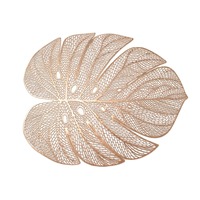 Nouveau Set de Table PVC Style Nordique Motif Feuille pour Plats Chauds – Tapis de Table Isolant Thermique pour Cuisine, Maison et Hôtel