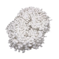 Frange à pompons multicolores en gros pour la couture