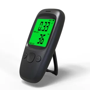 Mini portable temperature display electric electromagnetic radiation monitor handheld EMF intensity detector meter