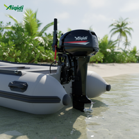 Moteur hors-bord AIQIDI refroidi par air, 2 temps, 9,9 CV, 15 CV, 18 CV, moteur de bateau marin