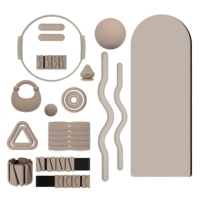 Bracelet lesté réglable en fer pour cheville et poignet, avec poids en sac de sable personnalisables, multifonctionnel, unisexe, pour l'entraînement de Pilates