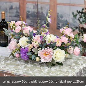 Arrangements de fleurs artificielles pour centres de table de mariage, décoration de table pour fêtes et événements à domicile, vente en gros - Product Image 6