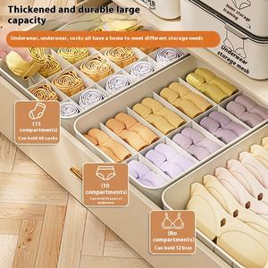 Thuis Slaapzaal Opslag Artefact Lichaam-Fit Plastic Kleding Organisator Drie-In-Een Ondergoed Sokken Opbergdoos Kleding Organisatie - Product Image 2