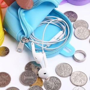 Custom Factory Price Cartoon Mini Schoolbag-Shaped Silicone Coin Bag Wallet Small Zipper Storage <b>Purse</b> Novelty Kids Gifts - Product Image 6