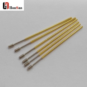 Bán Chạy Phụ Tùng Cnc Mạ Vàng Đầu Nối Lò Xo Cho Nam Nữ Đầu Dò Ống Lồng Đàn Hồi Dẫn Điện Chốt Pogo - Product Image 3