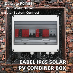 Eabel IP65 <b>Waterproof</b> Wall-Mounted Solar PV Combiner <b>Box</b> 2 2 Distribution <b>Junction</b> Electronics & Instrument Enclosure Material - Product Image 2