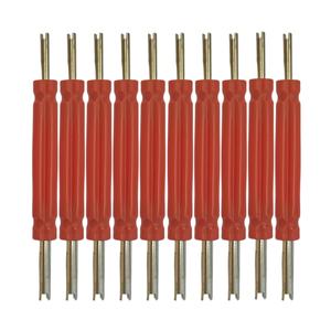 Llave de núcleo de válvula, doble cabezal, doble propósito, herramientas de aire acondicionado para neumáticos de coche, 10 Uds., <span class=keywords><strong>repuestos</strong></span> para aire acondicionado - Product Image 1