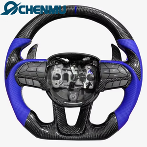 Volant en fibre de carbone forgé personnalisé pour <span class=keywords><strong>Dodge</strong></span> Challenger Hellcat Charger SRT Grand Cherokee <span class=keywords><strong>Durango</strong></span> SRT - Product Image 5