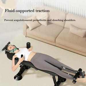 Dispositif de Correction lombaire cervicale de lit de Traction de colonne vertébrale orthopédique multifonction électrique réglable portatif - Product Image 4