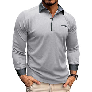 Nuova Collezione Autunno 2026: Maglione a Collo Alto a Maniche Lunghe, Abbigliamento Maschile di Tendenza, <span class=keywords><strong>Polo</strong></span> da Uomo di Alta Qualità, Casual e Versatile - Product Image 5