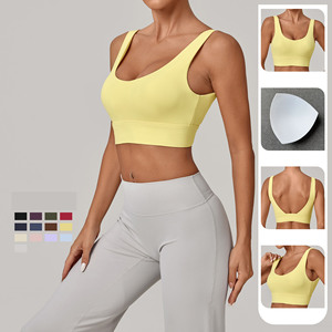 Wholesale Custom Sports Bras for Women Fitness <strong>Top</strong> Gym <strong>Crop</strong> <strong>Tops</strong> High <strong>Support</strong> Bra <strong>Top</strong> Bra Padded Yoga Gym Sports Wear - Product Image 6