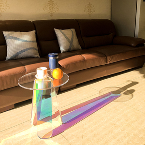 Factory Modern <strong>Clear</strong> Acrylic Coffee <strong>Table</strong> Household Iridescent Coffee <strong>Table</strong> - Product Image 5