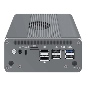 Topton 12th gen tường lửa thiết bị 2*10G SFP + i3-N305 N200 N100 4X i226-V 2.5g DDR5 NVMe mềm Router Mini PC proxmox esxi - Product Image 5