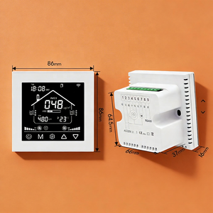 XZJ PM2.5 VOC-Funktion 86 <span class=keywords><strong>Box</strong></span> Frischluft Intelligenter Controller Mehrfarbiges Design Kanalventilator VOC Temperatur- und Feuchtigkeitsregler - Product Image 2