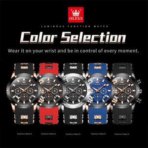   นาฬิกาข้อมือผู้ชาย 9991 Versatility Restored Dial Complete Calendar สีโรสโกลด์ ดีไซน์หน้าปัดแบบหน้าปัดรถยนต์ สายซิลิโคนสีน้ำเงิน ระบบควอตซ์ - Product Image 6