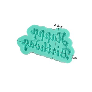 แม่พิมพ์ซิลิโคนรูปตัวอักษรภาษาอังกฤษสำหรับทำเค้กฟองดองท์ ทำขนม DIY แม่พิมพ์ช็อกโกแลตรูปตัวอักษร - Product Image 5