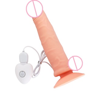 Pene largo de silicona con carga USB, <span class=keywords><strong>6</strong></span>,5 pulgadas, 22,3 <span class=keywords><strong>cm</strong></span>, consolador vibrador Vaginal realista, Juguetes sexuales - Product Image 5