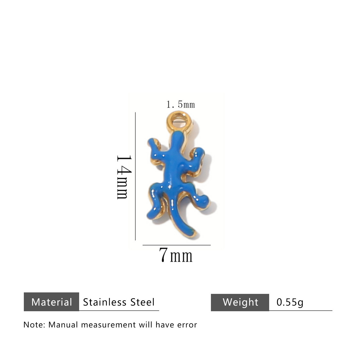 Dark blue gecko